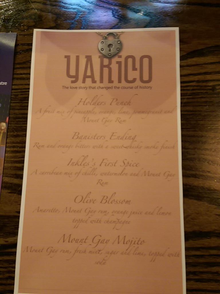eelbrook's tweet image. Gala night for @YaricoMusical @LTWFulham @eelbrook special cocktails #Barbados #Yarico