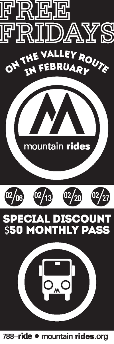 Reminder: Free Friday on the Valley Route tomorrow, Feb 20th. Hope to see you on board!