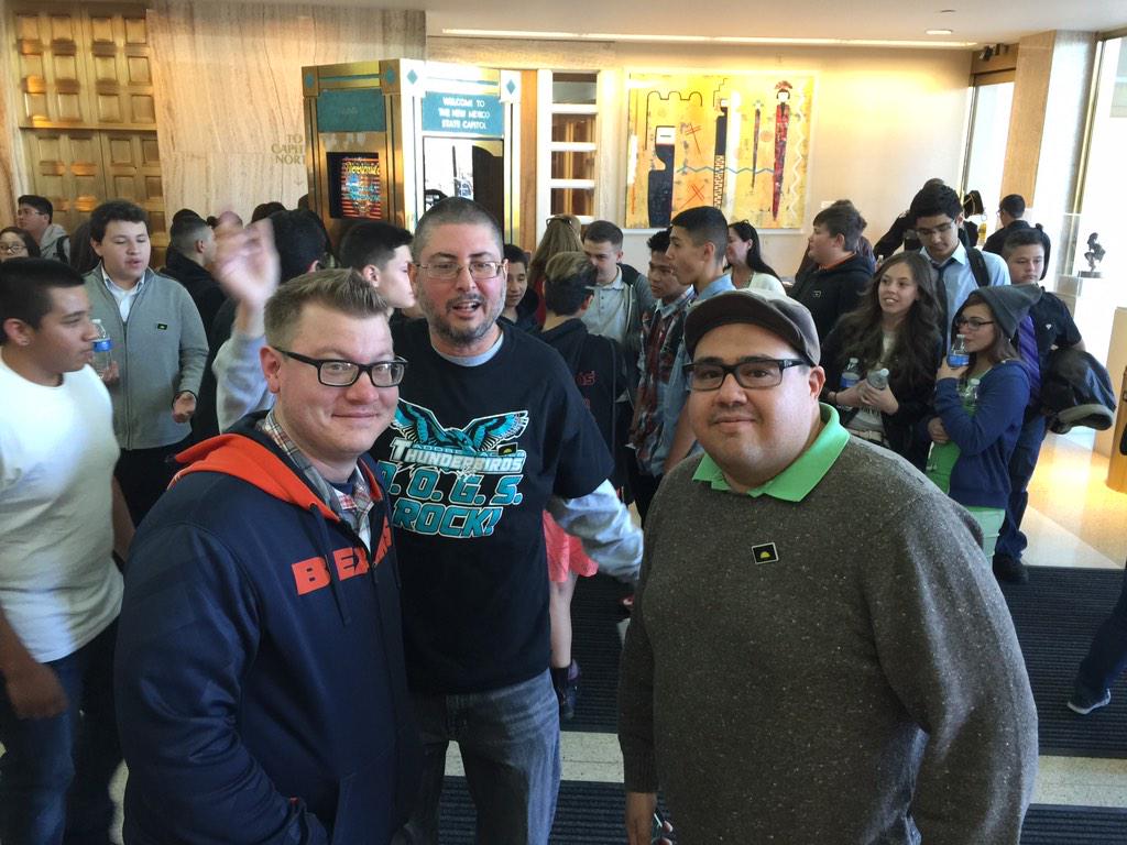 We are in the roundhouse with 500+ students from west side #ABQ students for #ABQWSD
