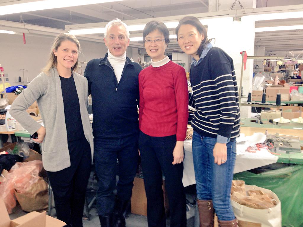 STGCnyc's tweet photo. We met up with the @heucydotcom team at their #GarmentCenter factory. #MadeinNYC #designertoknow http://t.co/k9NxZWmQyu