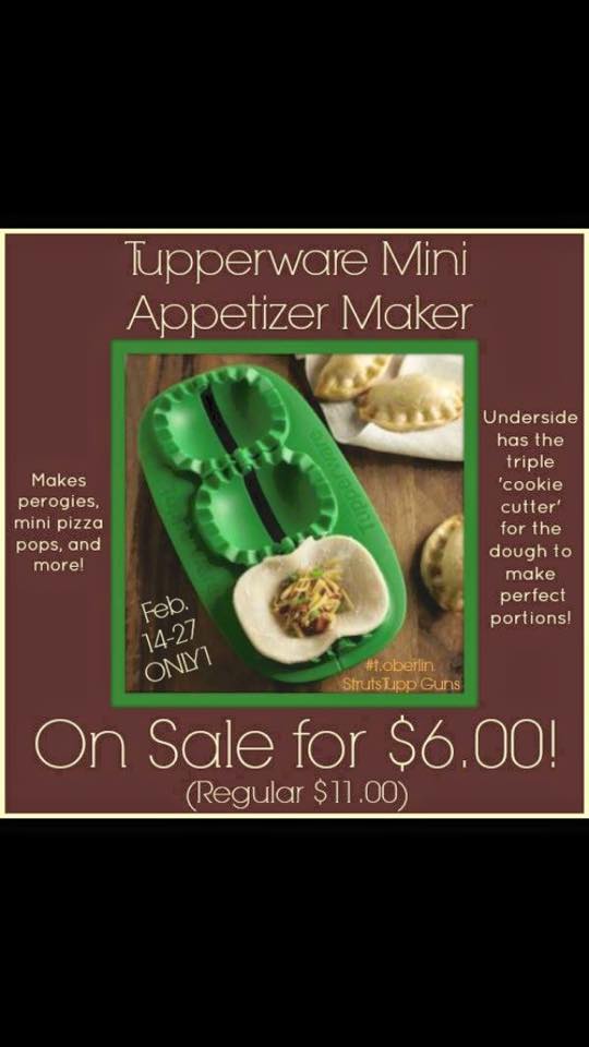 TupperwareJames's tweet photo. Amazing deal from Tupperware right now!!! The Mini appetizer maker can make so many amazing things! Only $6 #love http://t.co/mfubcfZh7l