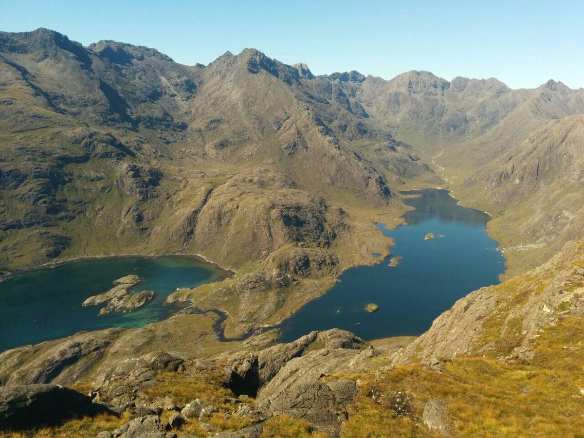 8 mile walk up the glen and you have these views! Sgurr na Stri looking to Coruisk and the Ridge! #visitscotland