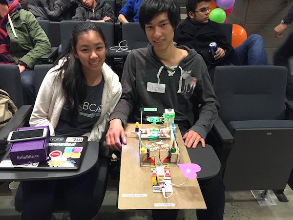 littleBits's tweet image. Highlights from @cooperunion's #HackCooper event, including a littleBits pinball machine! littlebits.cc/highlights-fro…