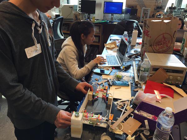 littleBits's tweet image. Highlights from @cooperunion's #HackCooper event, including a littleBits pinball machine! littlebits.cc/highlights-fro…