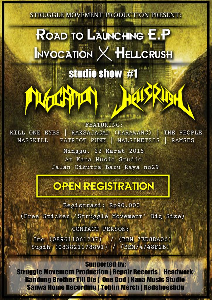 Bismillah. Acara pertama rangkaian launching. Semoga dilancarkan.