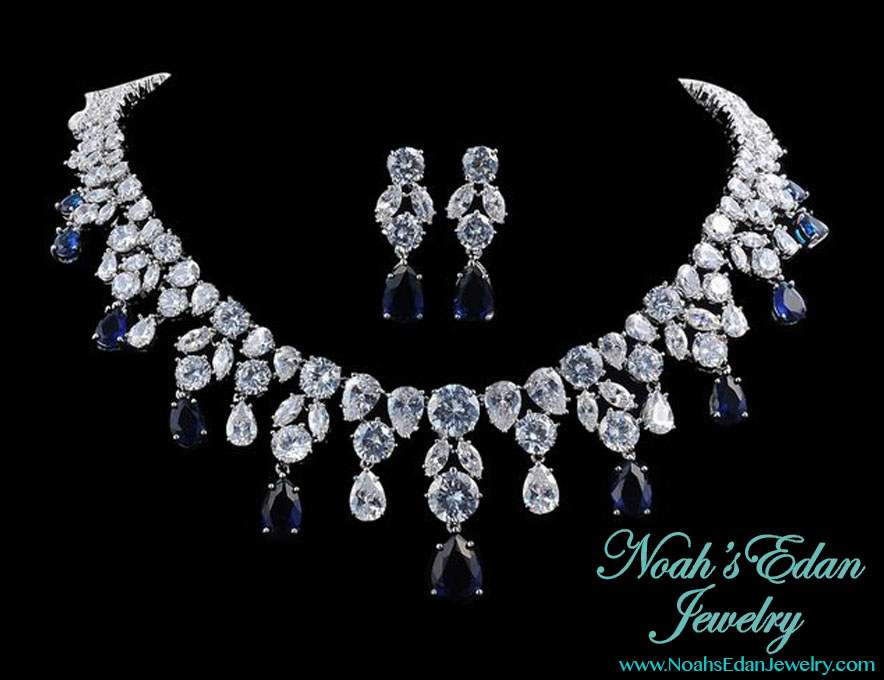 NoahsEdan's tweet photo. Something Blue Set | Noah's Edan Jewelry http://t.co/cOCfYtanNy via @NoahsEdan $95 http://t.co/51z4OCYsDs