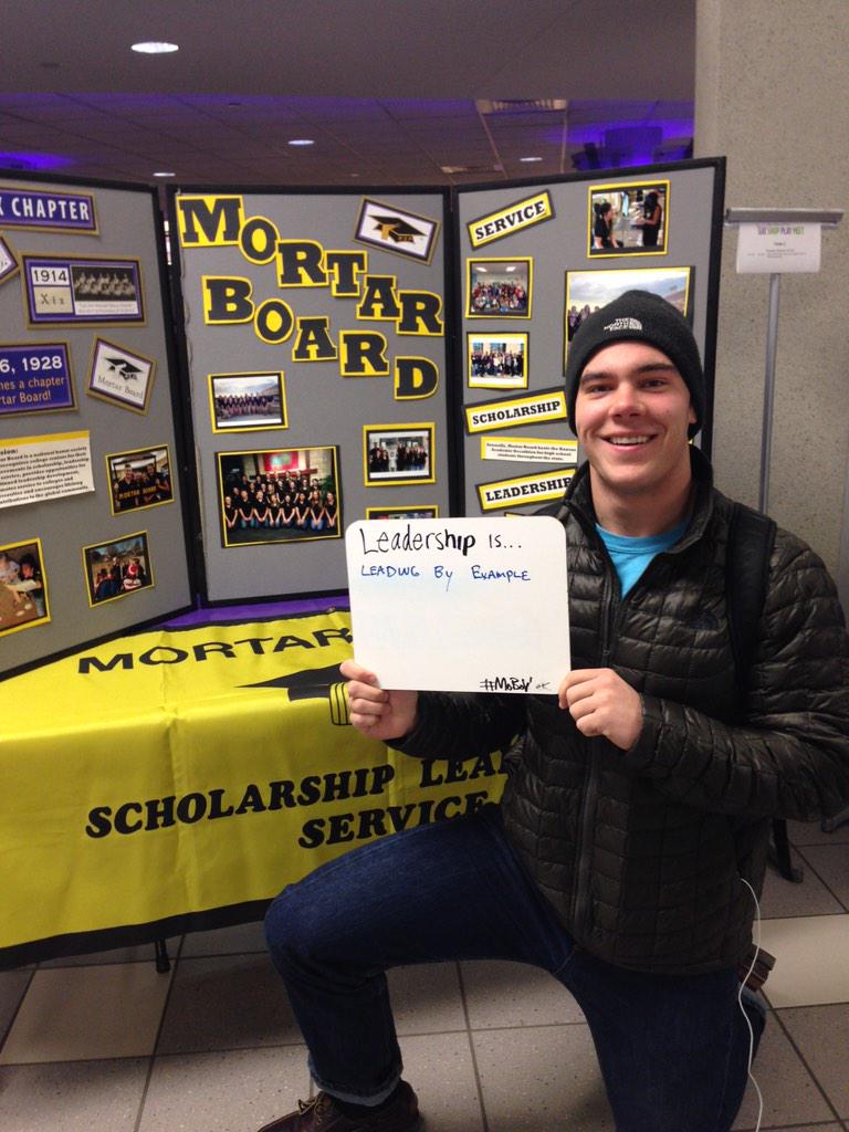 KSUMortarBoard's tweet photo. It's #MoBoWeek and students are telling us what #LeadershipIs.
RT for a chance to win #chipotle http://t.co/6eSDQ9bCkt