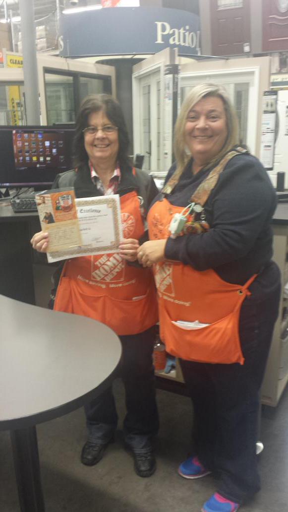 Vera K Willems (@verakwillems) on Twitter photo D30 DS Alicia presenting a Homer & certificate to Joan for being D151 Top Millwork Specialist for FW 2 <a href="/Flagship8438/">Burleson Home Depot</a> D30 DS Alicia presenting a Homer & certificate to Joan for being D151 Top Millwork Specialist for FW 2 <a href="/Flagship8438/">Burleson Home Depot</a>