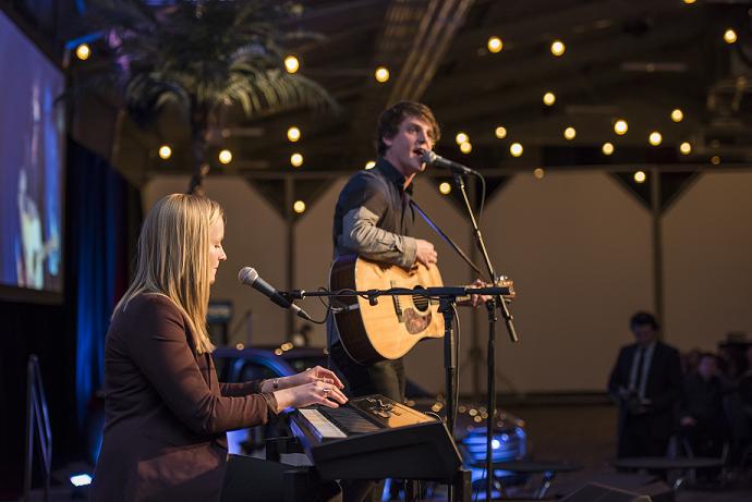 FamilySOS's tweet photo. Big thanks to @carletonstone &amp; @breaghmackinnon for their outstanding performance at #courage2015 http://t.co/EcZybvV3ZI