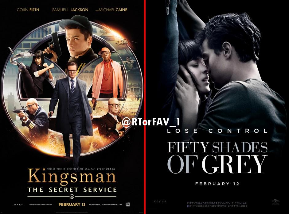 RTorFAV_1's tweet image. REQUESTED
RT for Kingsman 
FAV for Fifty Shades of Grey