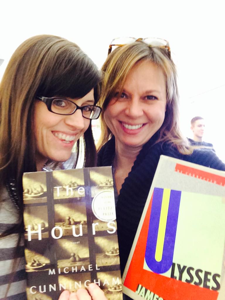 aliklapointe's tweet photo. Hey @ebhsmediacenter, here's our #LaStrack #shelfie! @aliklapointe @laurarstrachan #lapointers #TheHours #Ulysses http://t.co/argfyWdORS