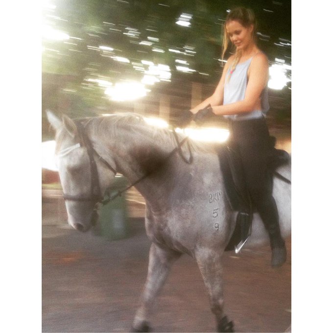 Riding my big grey. Excuse my hands haha http://t.co/ahRvkM7ize<a href="/tag/sweetdreams"class="tags"><span>#sweetdreams</span></a>