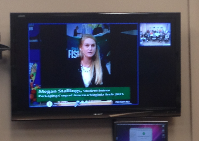VTPackaging's tweet photo. Shout out to one of our own Megan Stallings, as she co-moderates the ICPF Conference today! @mss3675 #hokiepack http://t.co/hbh2cJf94U