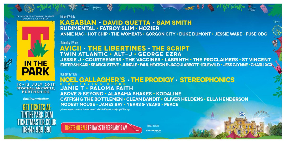 The wait is finally over! Ladies and gents, we’re delighted to present you with your #TITP2015 line up!
