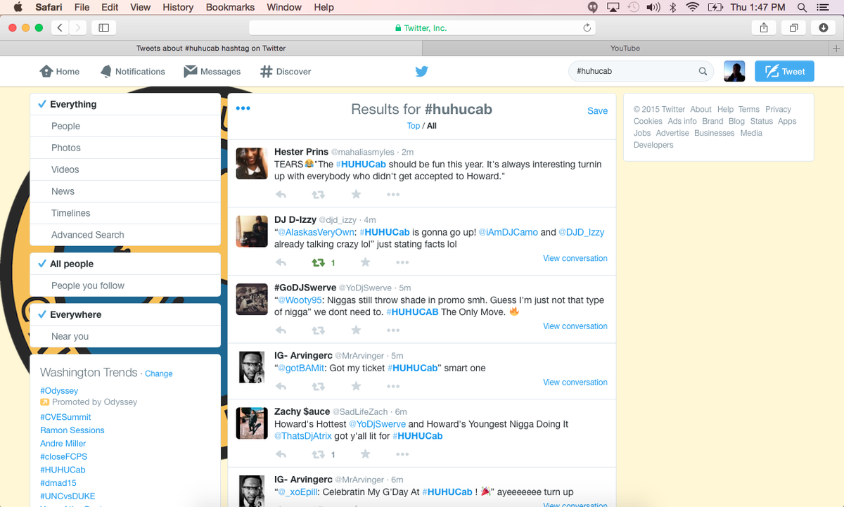 alaska's tweet photo. In other news.. #HUHUCab is trending. Get tix at http://t.co/KjRZhLIxCB http://t.co/ON349WkeZG