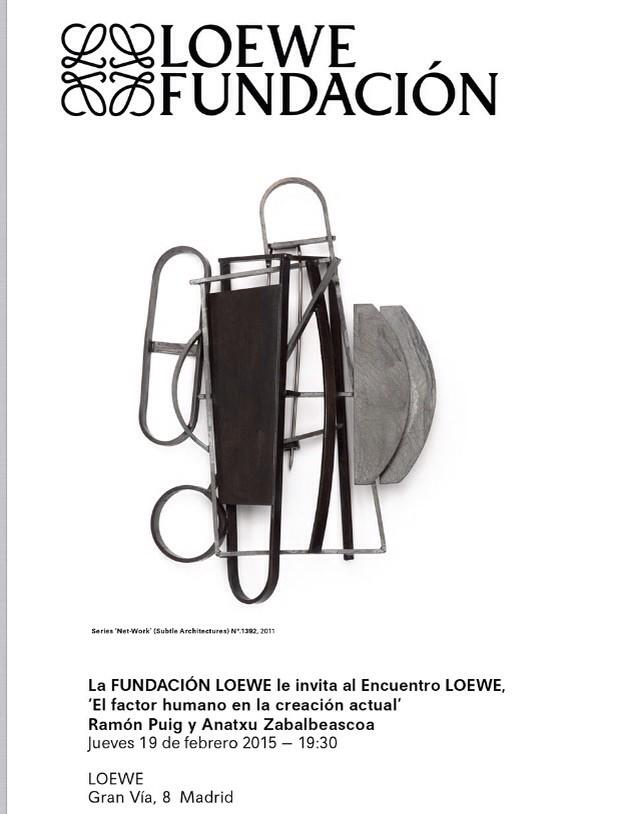 'El ornamento como huella y transmisor de valores culturales y vitales'Ramón Puig @FundacionLoewe @anatxuz