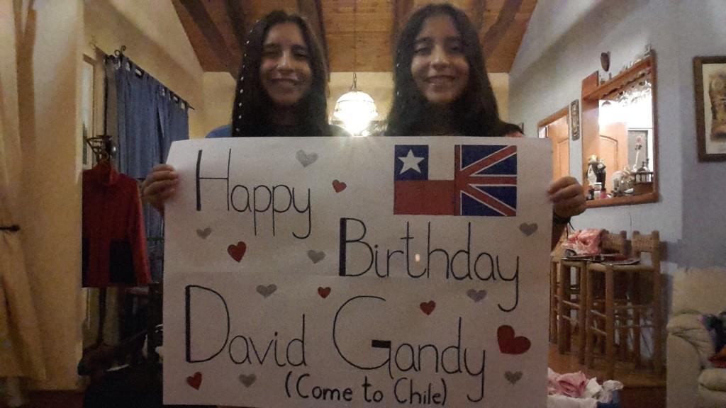  Happy Birthday David Gandy me and my twin sister really loves you!! Have a nice day kisses and hugs. 