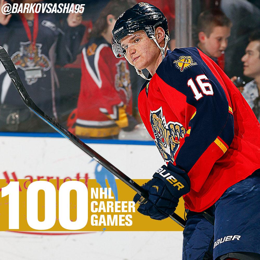 Florida Panthers on Twitter "Congratulations on 100 NHL games