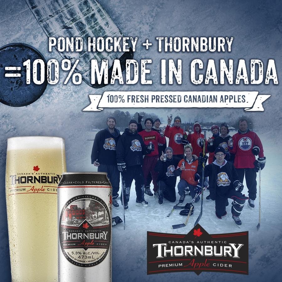 ThornburyCraft's tweet photo. Just like Pond Hockey, we are 100% made in Canada!
#CanadianApples http://t.co/z1kR9RIU7h