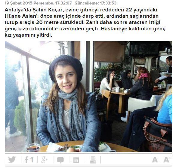 fevri_sosyolog_'s tweet photo. dün #ÖzgecanAslan'dı. Bugün #HüsneAslan. bu topraklarda #KadınKatliamıVar http://t.co/Bb7Db82dsC