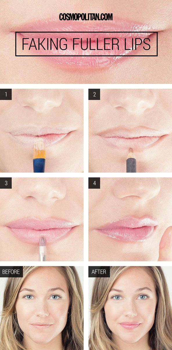 Todas podemos lucir unos labios carnosos con truquitos como este