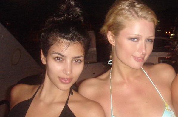 Kim K wins this week with this pic of her and Paris Hilton from almost a decade ago!  