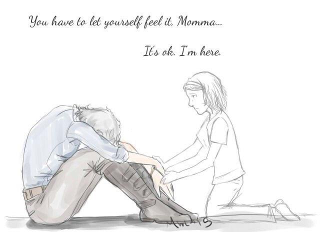 Awe ... 💔 I think we really need to see Carol vent. #TheWalkingDead #TWDFamily #CarolPeletier