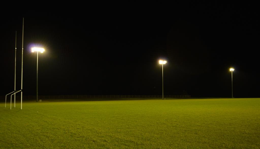 sligogaa's tweet photo. Let there be light! Floodlights at Sligo GAA Centre of Excellence switched on for the first time tonight.#ClubSligo http://t.co/iHZl03mNGP