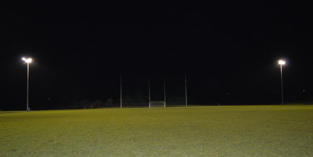 sligogaa's tweet photo. Let there be light! Floodlights at Sligo GAA Centre of Excellence switched on for the first time tonight.#ClubSligo http://t.co/iHZl03mNGP