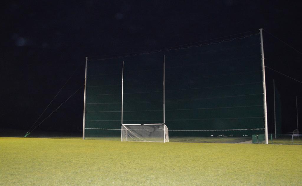 sligogaa's tweet photo. Let there be light! Floodlights at Sligo GAA Centre of Excellence switched on for the first time tonight.#ClubSligo http://t.co/iHZl03mNGP