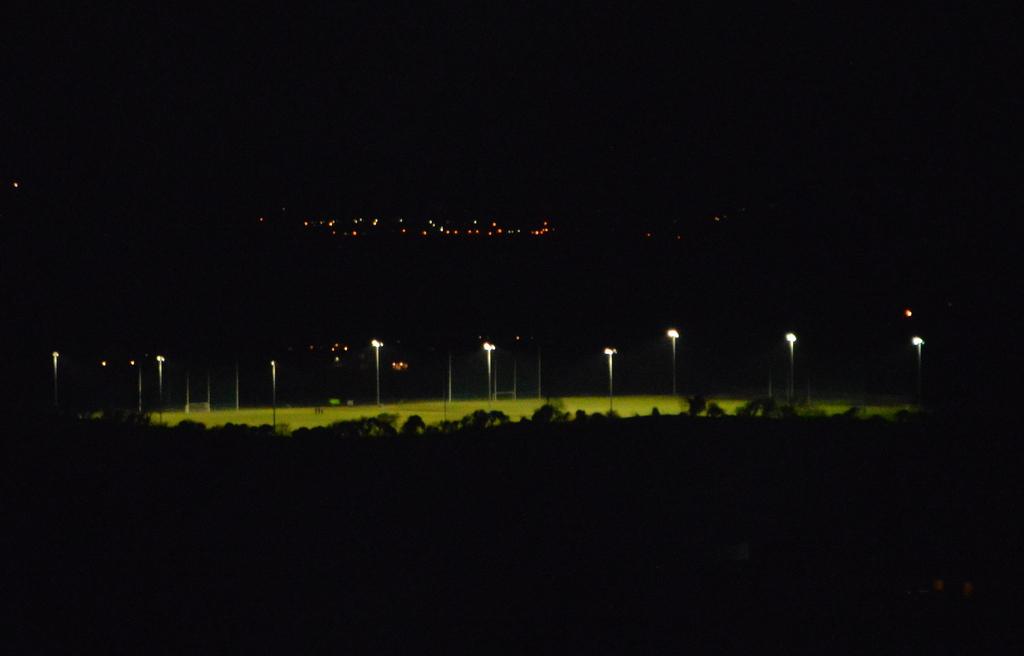 sligogaa's tweet photo. Let there be light! Floodlights at Sligo GAA Centre of Excellence switched on for the first time tonight.#ClubSligo http://t.co/iHZl03mNGP