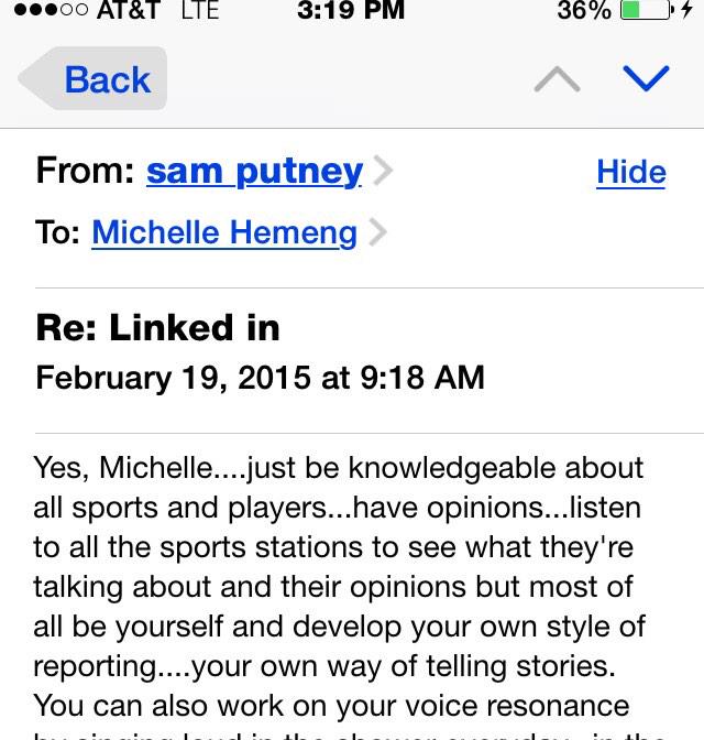 getmelive09's tweet image. Keep good connections with people ... Mr. Sam Putney put me on game about the broadcasting profession.. #NewReference
