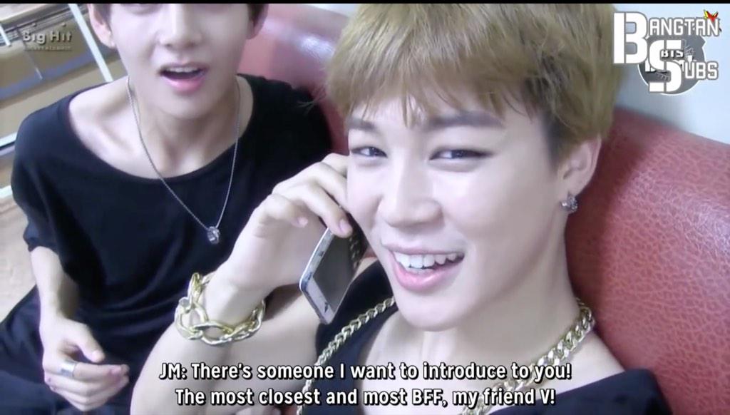 bts doing things on twitter when jimin phones his girlfriend