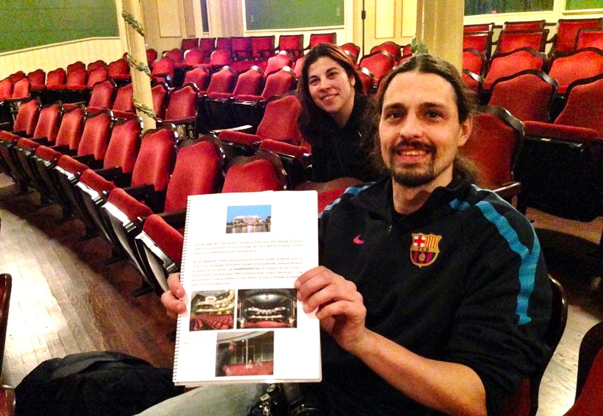 CityofWilm's tweet photo. #ncfilm Sylvia &amp; Jon from Barcelona saved 3 yrs to visit #ilm, to see Dawson's Creek filming locations. Welcome! http://t.co/SdbFxv6rrS