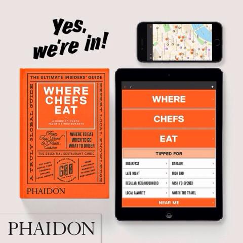 Psst, go grab @Phaidon #WhereChefsEat w/ tons of great recs. We're psyched to be named by our fave chef <a href="/ottolenghi/">Ottolenghi</a>!