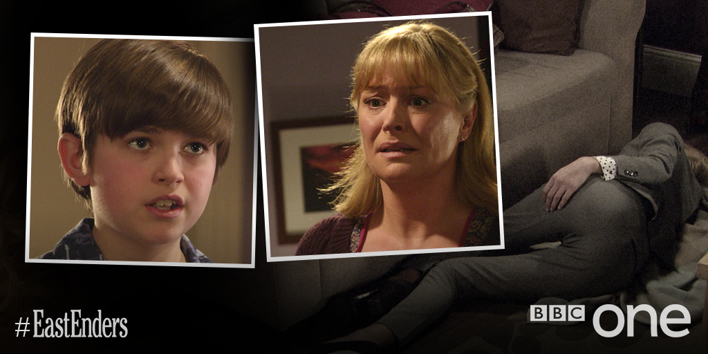 BBCOne's tweet image. RT if you are speechless/tweetless by what you just witnessed. Lucy Beale’s killer has been revealed. #EELive