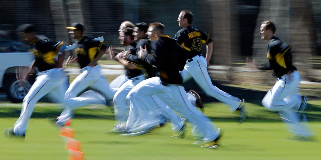 MLB's tweet photo. Ready. Set. Go. #BaseballBegins http://t.co/QSPhEVUL1g