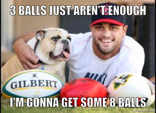 wraypaul's tweet photo. #Karmichael #NRL #ARU #AFL #whitelinefever http://t.co/y9iPaBACcz