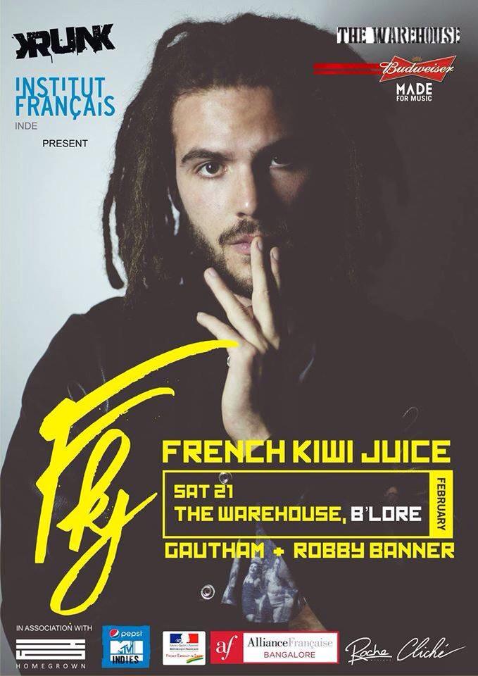 Thewarehouseblr's tweet photo. Saturday Feb 21st - FKJ (French Kiwi Juice) | http://t.co/e8C8NLD5ra http://t.co/g8gvRjd3Z4