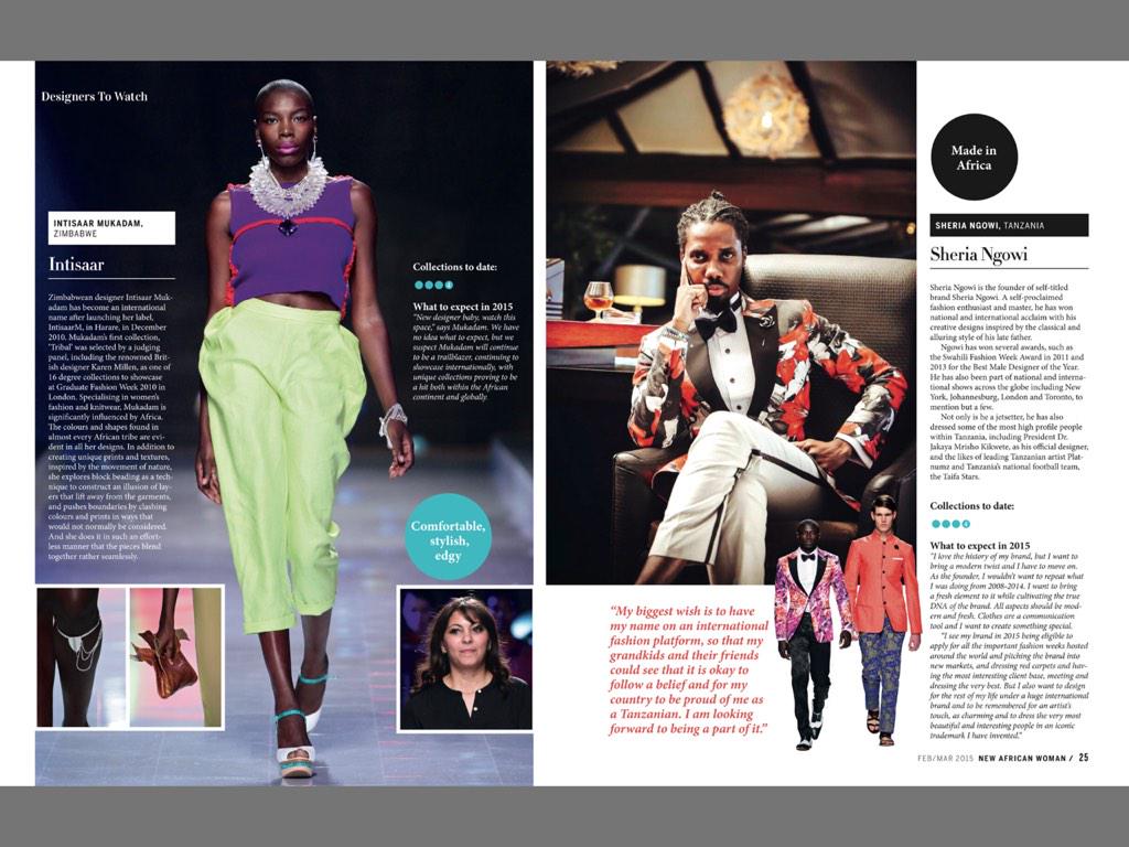 Thank you New African Woman Magazine for the short interview
