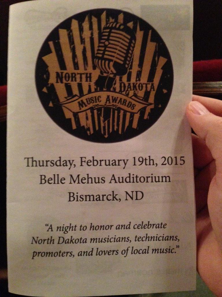 Tonight! #ndmusicawards