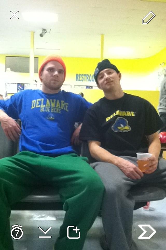 Jeff_Creech's tweet photo. When you're all Hens everything. #DelawareBasketball #GoHensGo http://t.co/rXXXDaGvbB