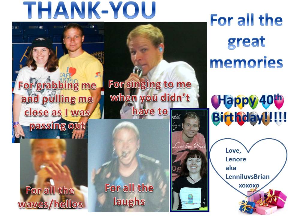  HAPPY 40TH BIRTHDAY!!!!!!!!! May it be the best one yet! 