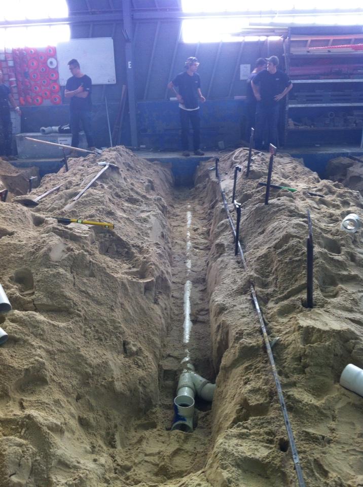 Great training for Apprentice Plumbers at Victoria University Sunshine.