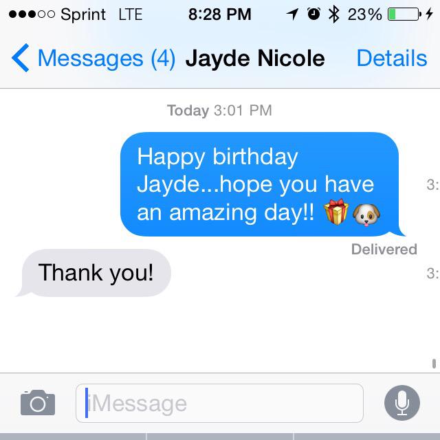 Everyone wish a happy birthday!! 