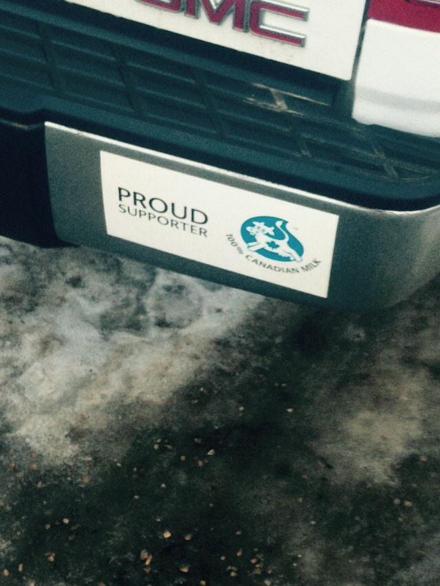 AlbertaMilk's tweet photo. We love seeing these around Edmonton! @100CanadianMilk #sourceofpride http://t.co/wcCqE3hk5A