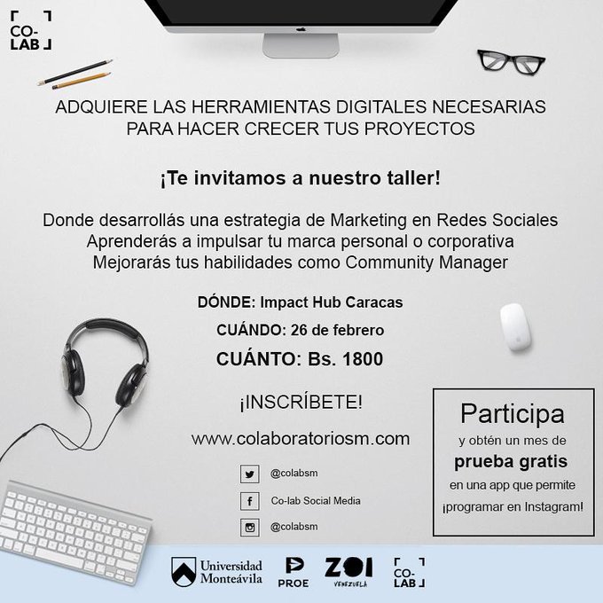 &iexcl;INSCR&Iacute;BETE en el Colaboratorio de Social Media! http://t.co/4n2zQNr7J2 http://t.co/cgoOIuIVS9<a href="/tag/ejevenezuelaarr%C3%A9chate"class="tags"><span>#ejevenezuelaarr&eacute;chate</span></a>