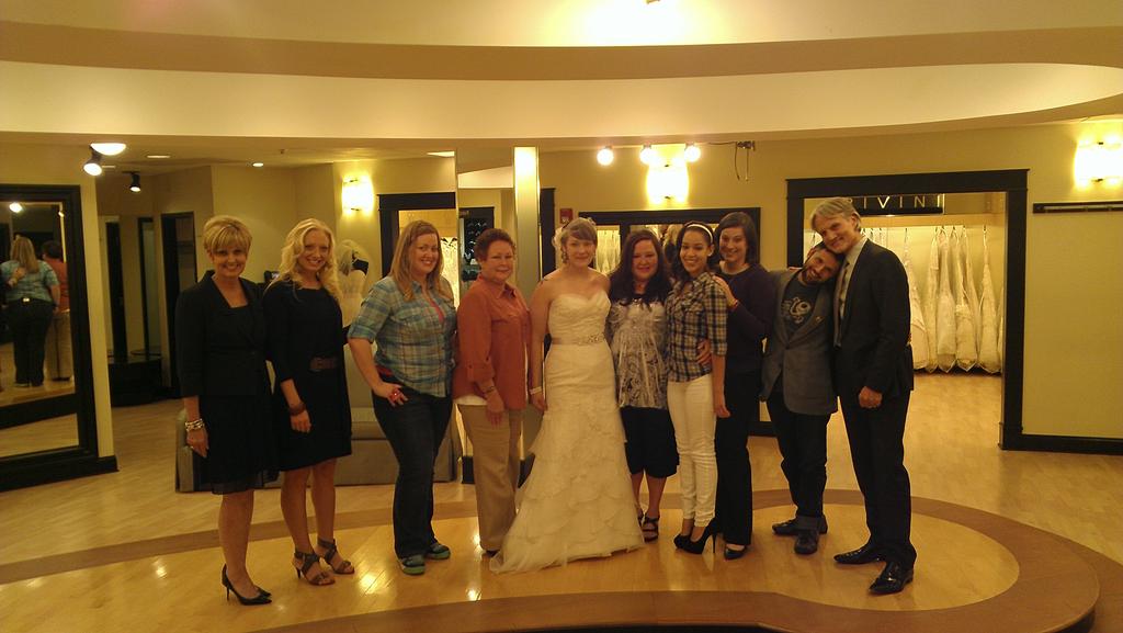 ambercnash's tweet photo. #throwbackthursday Me and the fam and friends on Say Yes to the Dress. #neveraired #notenoughmamadrama http://t.co/inVP0AK2YY