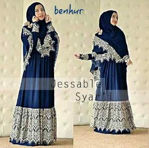 MoeslimStore's tweet image. Hijab Syari Jessabele Blue, ini restock lagi sis setelah sempat habis. Khusus 10pemesan pertama disc 10rb (51896B5E)