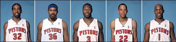 Was there really any other team that had 5 'average' starters that won a championship like this team? #2004Pistons